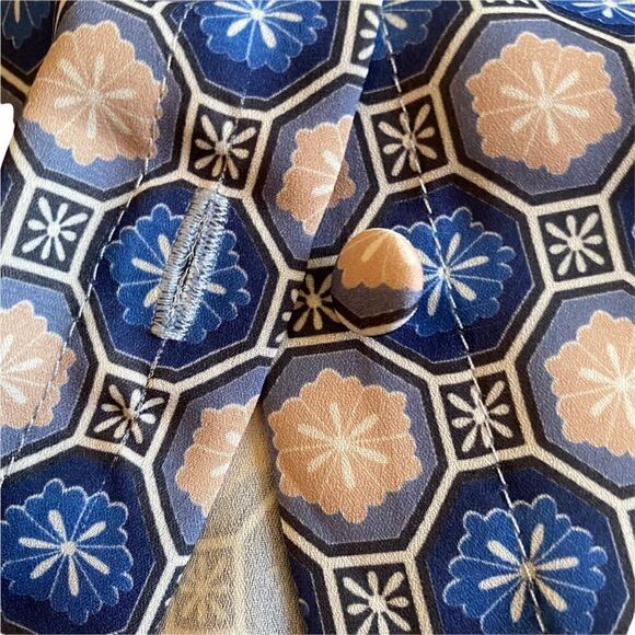 EUC Love blue and brown blouse - Picture 2 of 8